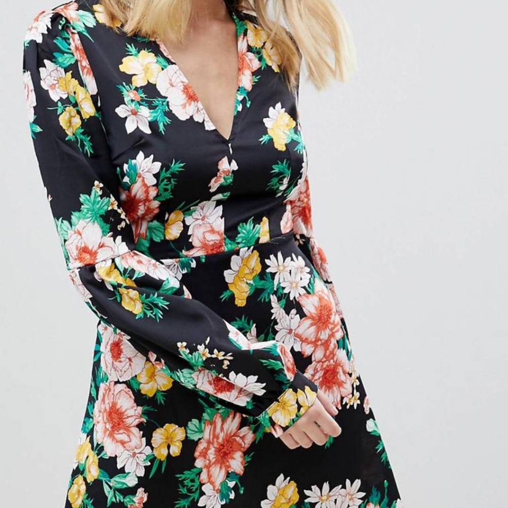 Floral print dress